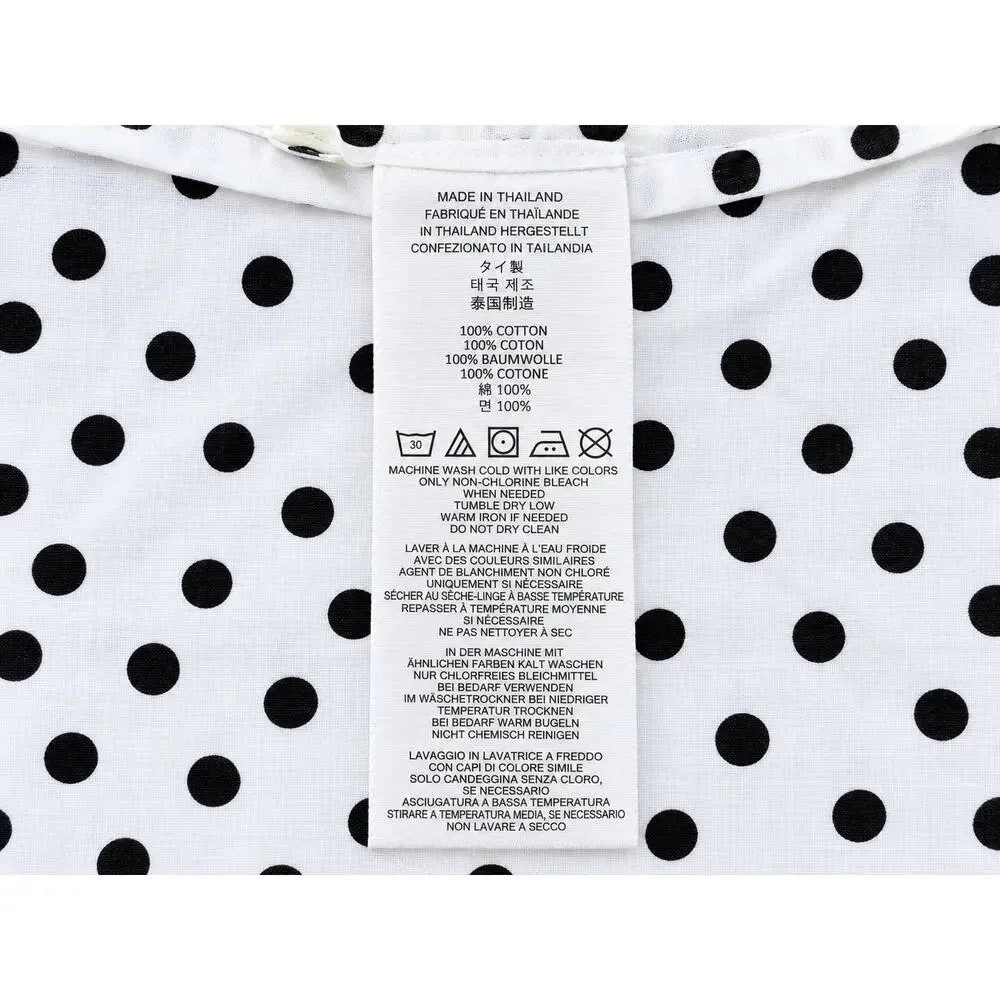 Parisian Preppy Polka Dot Classic Button Down J.Crew Perfect Shirt Cotton 10